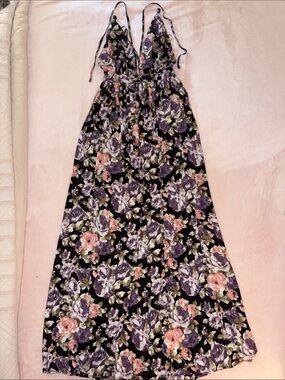 Windsor Floral Halter Maxi Dress
